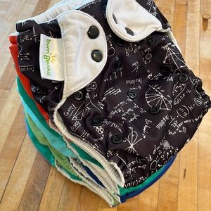 bumGenius bundle of 10 as-is pocket diapers (no inserts)